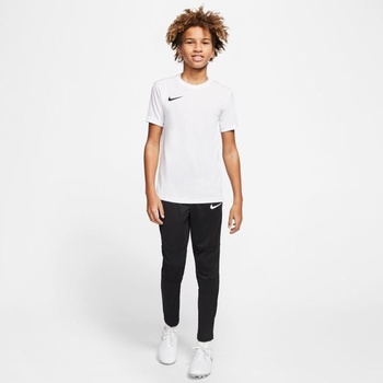 Unisexové detské tričko Nike Dri-fit Park 7, veľkosť XS, biela/čierna