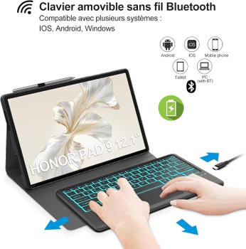 Puzdro s klávesnicou Iveoppe pre Honor Pad