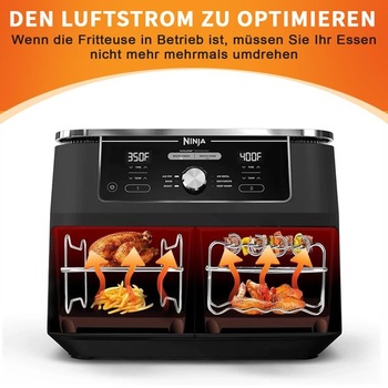 Súprava príslušenstva pre fritézu Ninja Foodi AF300EU AF400EU, 10dielna sada príslušenstva Hunnycook