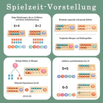 Vzdělávací hračky Dr. MUYA® Montessori pro děti od 2 do 6 let, vzdělávací hry pro děti od 5 let,