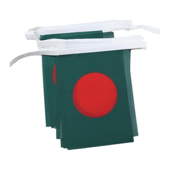 Girlanda Az Flag Bangladéš 20 vlajek, 6 m