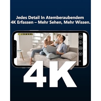 Mini Kamera Bextgoo 4K monitorovacia, WLAN