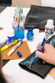Pébéo - Setacolor Leather - Akrylová farba na kožu a imitáciu kože - Personalizácia tašiek, topánok,