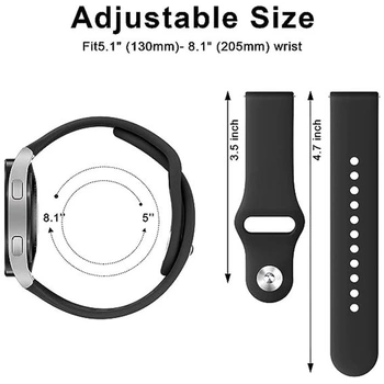 Náhradní silikonový řemínek pro Garmin Vivomove 4S, Vivoactive 3S, Venu 4 41mm/3S/2S, 18mm