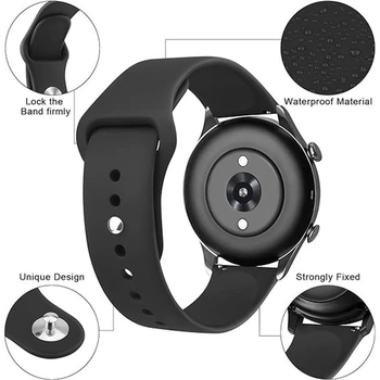Náhradní silikonový řemínek pro Garmin Vivomove 4S, Vivoactive 3S, Venu 4 41mm/3S/2S, 18mm