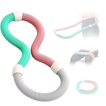 Hula Hoop pre dospelých (1,65 kg) s pružinovým dizajnom, vyššie spaľovanie kalórií, šetrná k chrbtu,