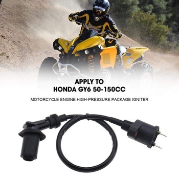 YINETTECH 2pinový kabel zapalovací cívky kompatibilní s motory GY6 139QMA 50cc 125cc 150cc moped,