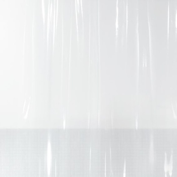 Sprchový záves bez podpierok rúk Spirella Collection, 200 x 170 cm, biely