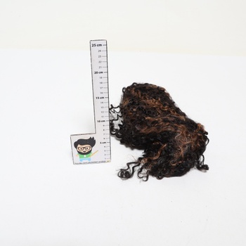 Príčesok BARSDAR kučeravý hnedý 45 cm