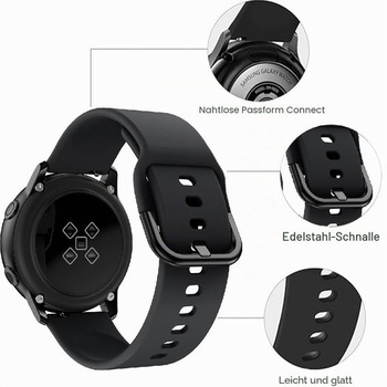 Silikonový řemínek pro Garmin Venu 4 45 mm/3/2, Vivoactive 4, 22 mm sportovní řemínek na hodinky,