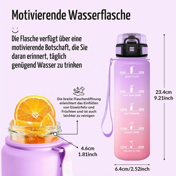 Detská fľaša na vodu HoneyHolly, 500 ml, vhodná na sýtené nápoje, opakovane použiteľná fľaša na