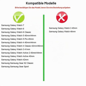 Silikonový řemínek pro Samsung Galaxy Watch 7/Watch 6 Classic/Watch FE/Watch 5 Pro, 20mm sportovní