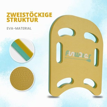 Plavecká doska FunWater, kickboard pre deti a dospelých, tréningové vybavenie, plavecká doska z PE