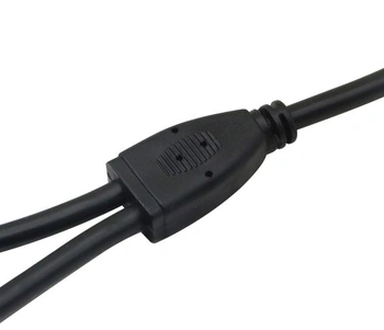CERRXIAN 5,5/2,1MM 12V DC napájací rozbočovací kábel 1 samica na 2 samce CCTV DC napájací
