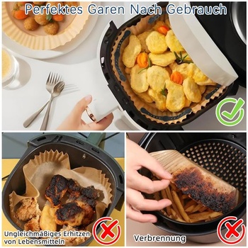 Magnety pro fritézu, příslušenství k pečicímu papíru pro horkovzdušnou fritézu, 8 kusů magnetických