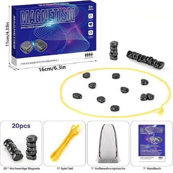 Magnetická hra, Prenosná magnetická šachová hra, Magnetické šachové stolové hry, Kempovacie hry,