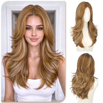 Dámska parochňa Sofeiyan, 55 cm, zlatisto blond