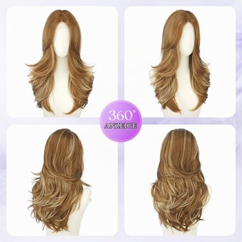 Dámska parochňa Sofeiyan, 55 cm, zlatisto blond