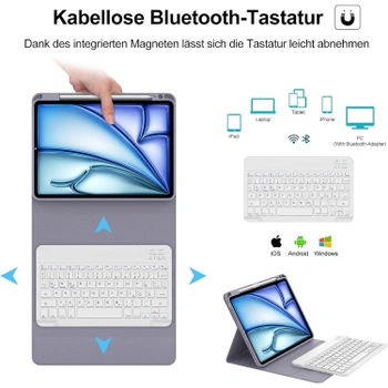 Pouzdro s klávesnicí IVEOPPE, iPad Air 11