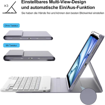 Pouzdro s klávesnicí IVEOPPE, iPad Air 11