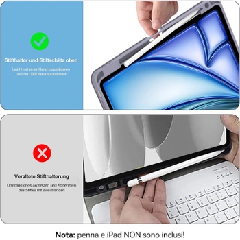 Pouzdro s klávesnicí IVEOPPE, iPad Air 11