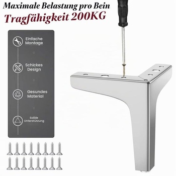 4 nábytkové nohy, 10 cm trojuholníkové nohy stola, náhradné nohy k pohovke, kovové nohy, pre stoličky,