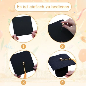 Ozdoby na maturitnú tortu, Trblietavé ozdoby na maturitnú tortu, 26 kusov