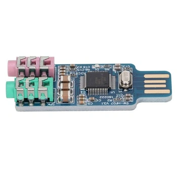 Externí zvuková karta USB, zvuková karta USB bez ovladačů,…