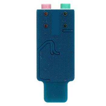 Externí zvuková karta USB, zvuková karta USB bez ovladačů, externí zvukový adaptér pro notebooky s