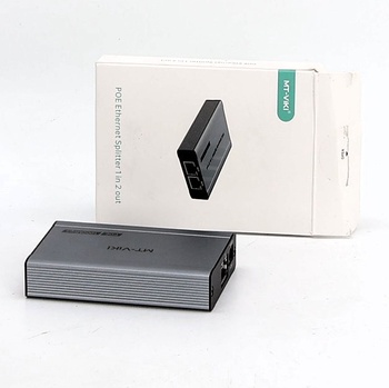 MT-VIKI PoE LAN rozbočovač 2 porty 1000Mbps Gigabit Dual RJ45 rozbočovač pre Cat5e/6/7/8 kábel pre