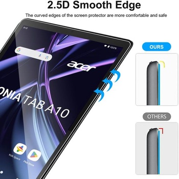 MEMELOKA Ochranná fólia na displej pre Acer Iconia Tab A10 10,1 palca, [2 ks] Ochranná fólia z
