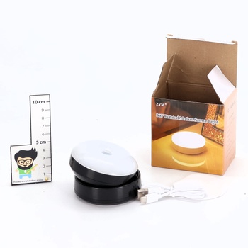 ZVM LED nástenné svietidlo do interiéru s pohybovým senzorom, otočné o 360 °, 3000K/7000K |