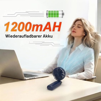 Mini ruční ventilátor, přenosný malý ventilátor s nabíjením přes USB, přenosný malý ventilátor,