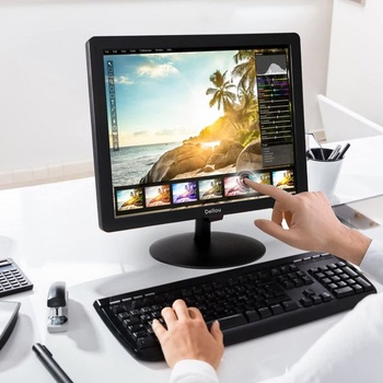 Fenvy 17palcový multifunkční LCD monitor pro sledování, monitor bezpečnostní kamery, CCTV displej