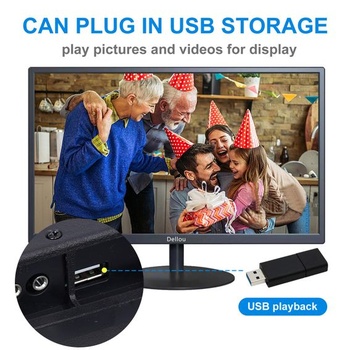 Fenvy 17palcový multifunkční LCD monitor pro sledování, monitor bezpečnostní kamery, CCTV displej