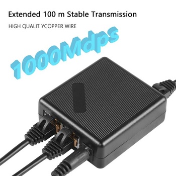 SinLoon 2portový gigabitový ethernetový síťový rozbočovač RJ45 1 na 2 1000/100 Mbps Ethernetový