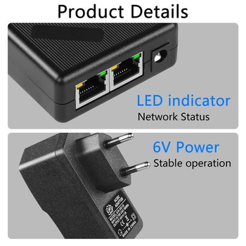 SinLoon 2portový gigabitový ethernetový síťový rozbočovač RJ45 1 na 2 1000/100 Mbps Ethernetový