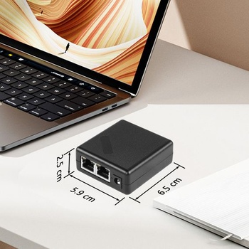 SinLoon 2portový gigabitový ethernetový sieťový rozbočovač RJ45 1 na 2 1000/100 Mbps Ethernetový