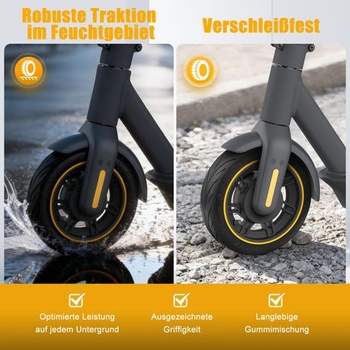 60/70-6.5 Bezdušová pneumatika pro Segway Ninebot MAX G30, Samoopravitelný bezdušový plášť odolný