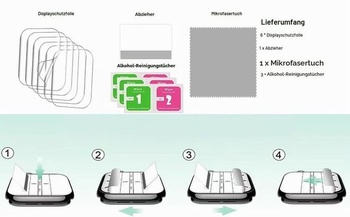 Ochranná fólie Blueshaweu pro dětské chytré hodinky Ucani 4G A28, HD průhledná flexibilní TPU
