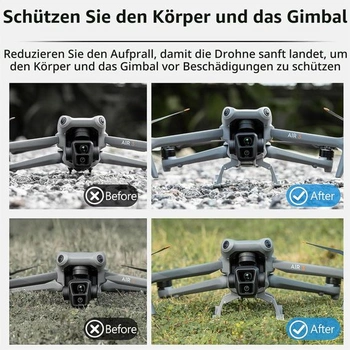 Přistávací patky STARTRC pro DJI Air 3S – Prodloužený podvozek pro DJI Air 3S/3 Fly Další