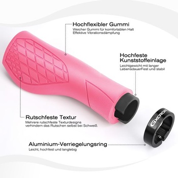 Ergonomické gripy na bicykle GXCROR pre riadidlá 22,2 mm - Gripy na riadidlá pre horské bicykle,