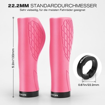 Ergonomické gripy na bicykle GXCROR pre riadidlá 22,2 mm - Gripy na riadidlá pre horské bicykle,