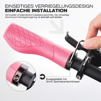 Ergonomické gripy na bicykle GXCROR pre riadidlá 22,2 mm - Gripy na riadidlá pre horské bicykle,