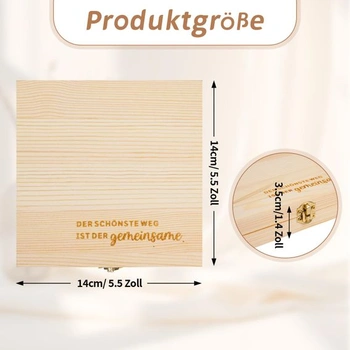 Drevená darčeková krabička na peniaze ALULU pre svadby Svadba 1