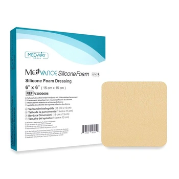 MedVance™ Silicone – Absorpční silikonový pěnový obvaz, 6 x…