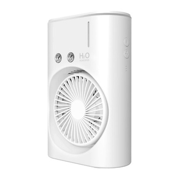 Stolní ventilátor s funkcí mlžení, dobíjecí mini ventilátor…
