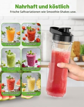 Fľaše na smoothie, mixér, fľaša na pitie/Tritánová fľaša/fľaša na vodu 600 ml bez BPA pre športové
