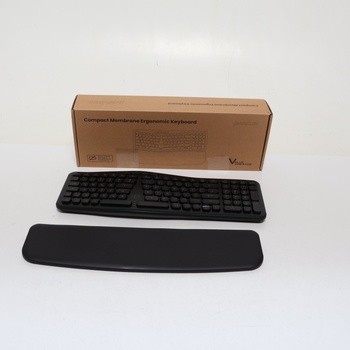 Perixx PERIBOARD-636DE Bezdrôtová ergonomická kompaktná klávesnica, tiché klávesy, technológia