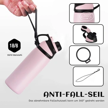 Fjbottle Nerezová sportovní láhev na vodu s magnetickým víčkem 1l, 800ml, 600ml, 400ml BPA-free